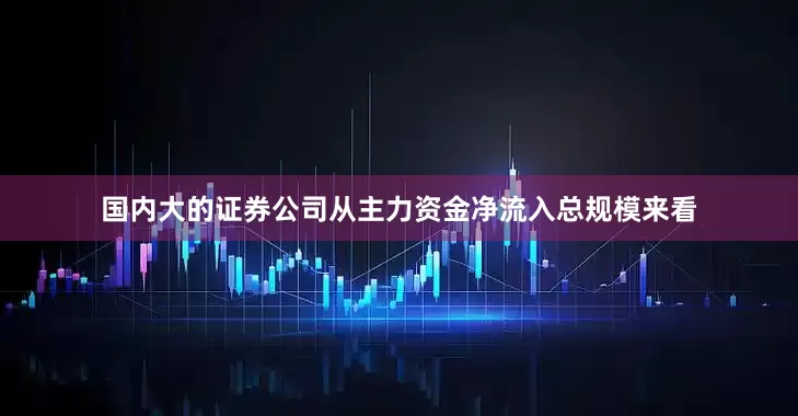国内大的证券公司从主力资金净流入总规模来看