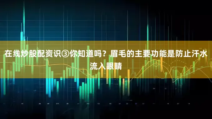 在线炒股配资识③你知道吗？眉毛的主要功能是防止汗水流入眼睛