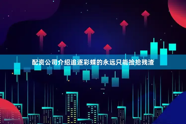 配资公司介绍追逐彩蝶的永远只能捡拾残渣